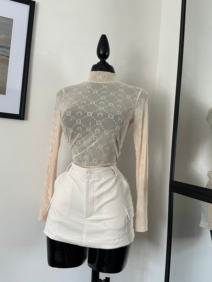 Top mariana serr (beige)