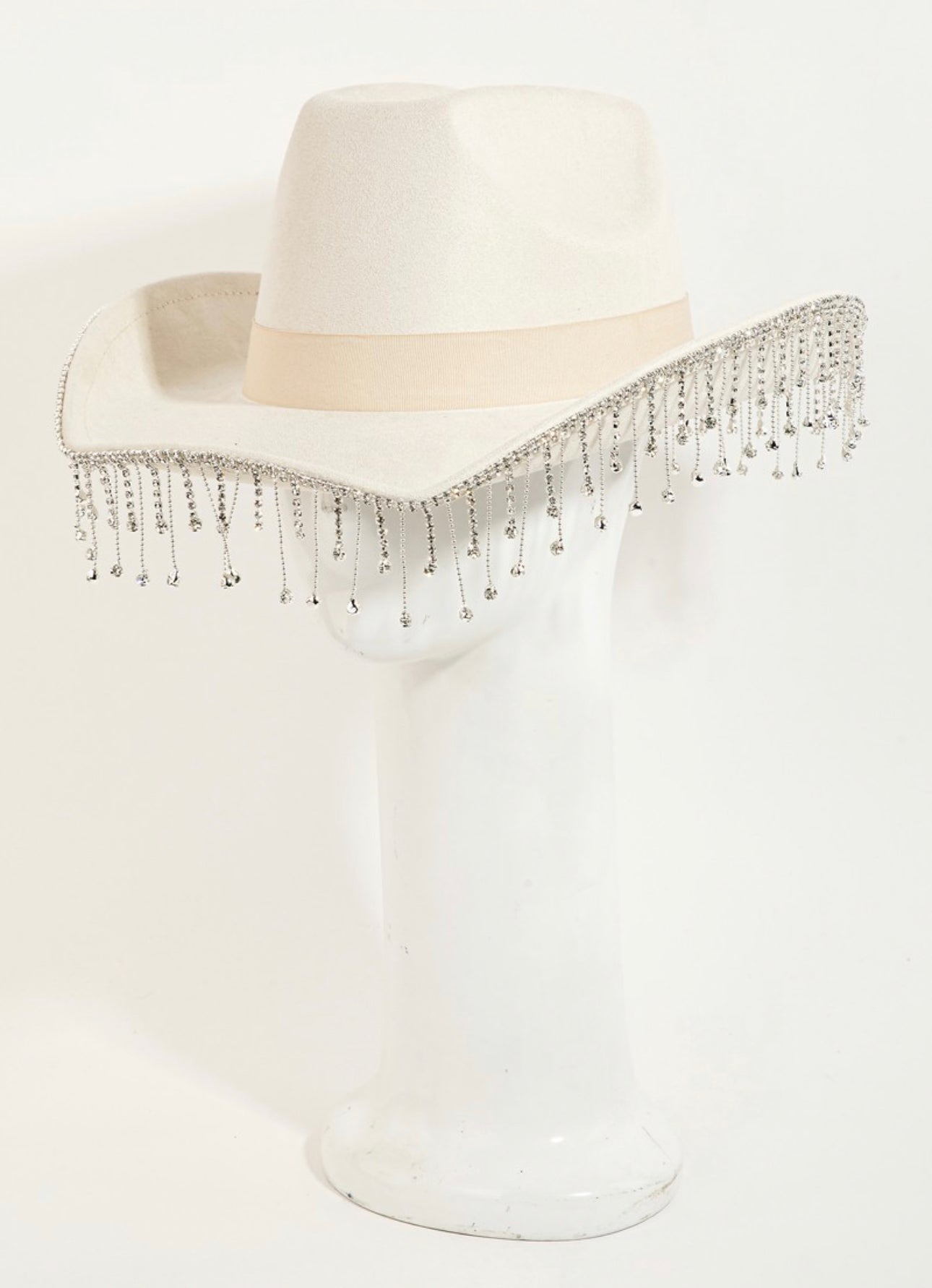 Sombrero de diamantes de imitación