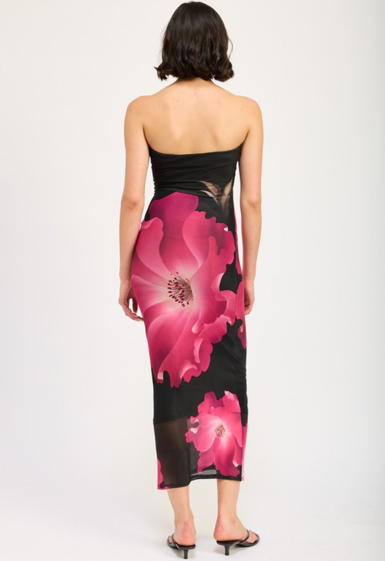 Floral tune mini dress