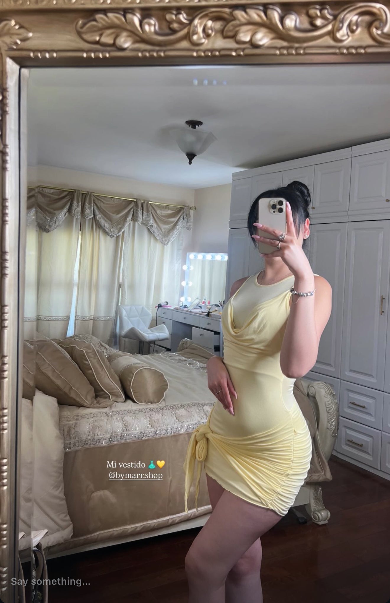 Butter mini Dress