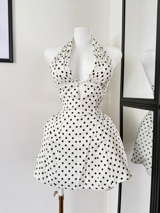 Halter Polka dots dress