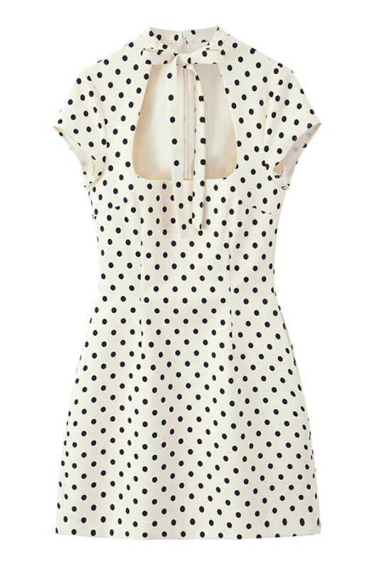 Polka dots dress (off white)