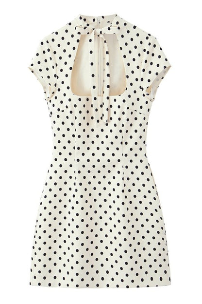 Polka dots dress (off white)