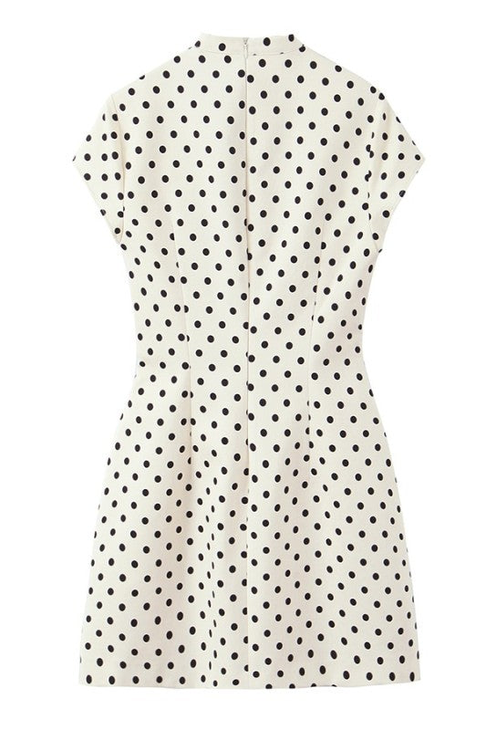 Polka dots dress (off white)
