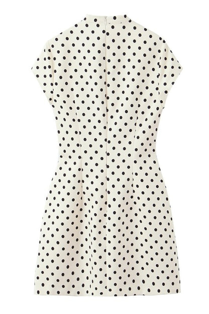 Polka dots dress (off white)