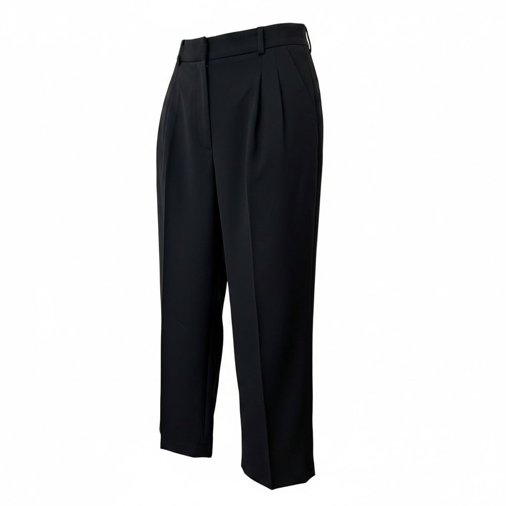 Plated dress pants