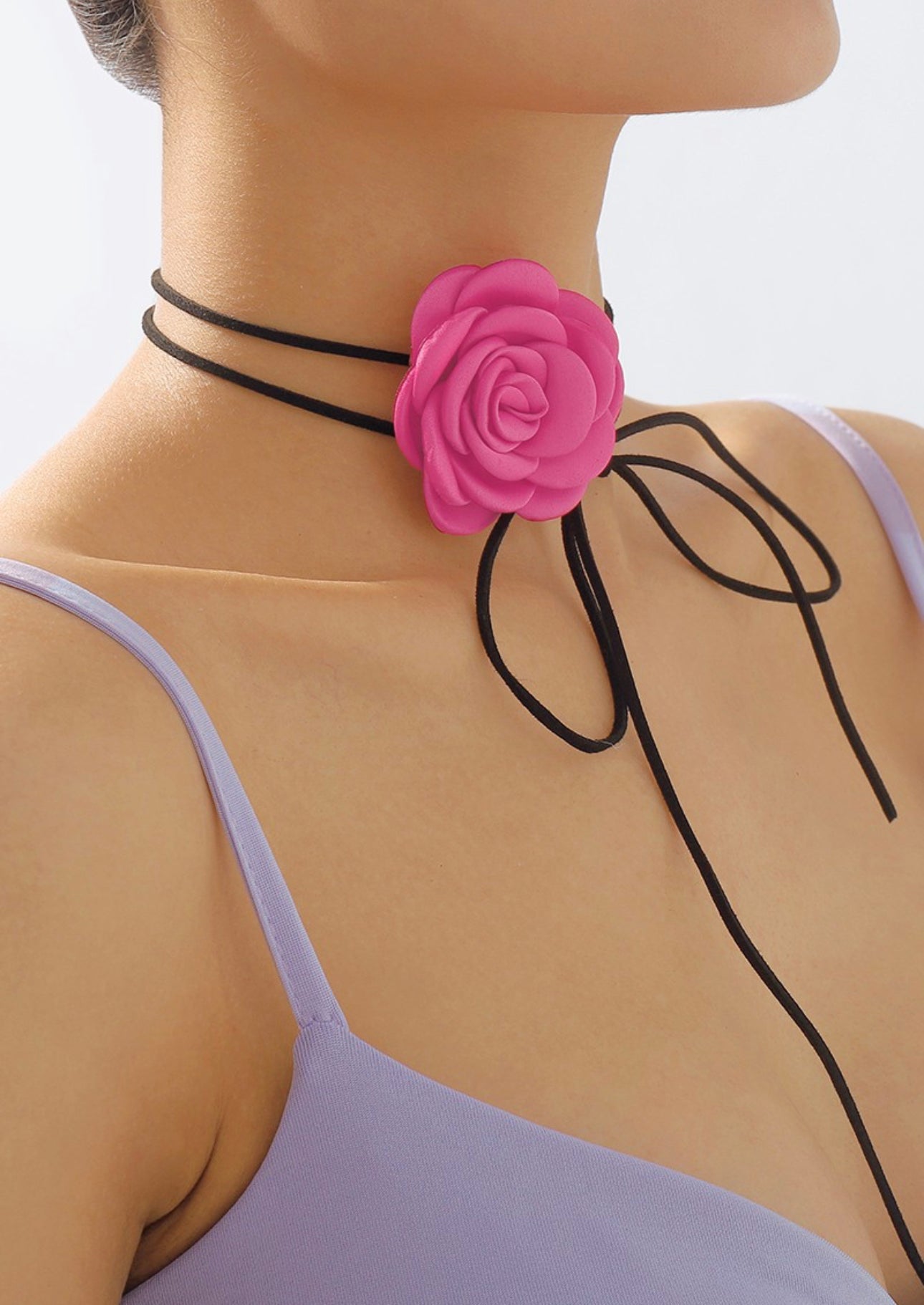 Flor rosa romántica