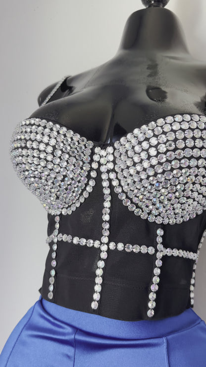 Corsé de diamantes