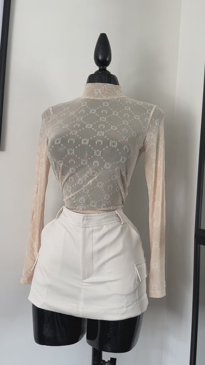Top mariana serr (beige)