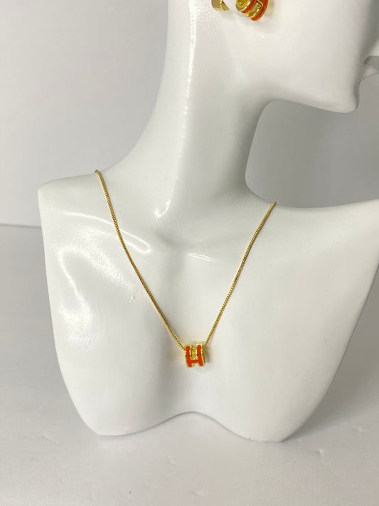 H necklace