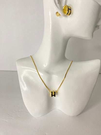 H necklace