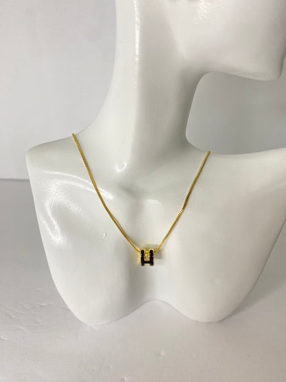 H necklace
