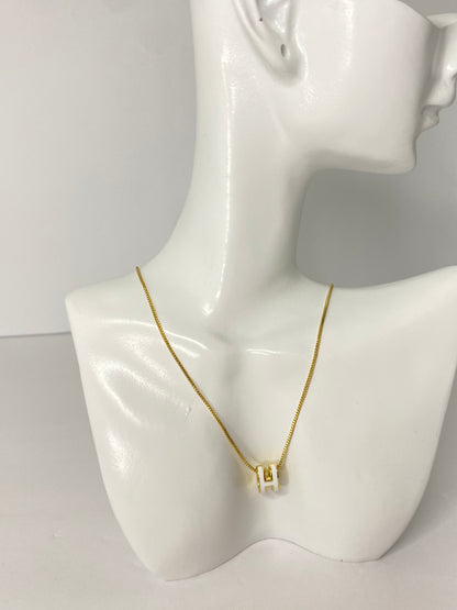 H necklace